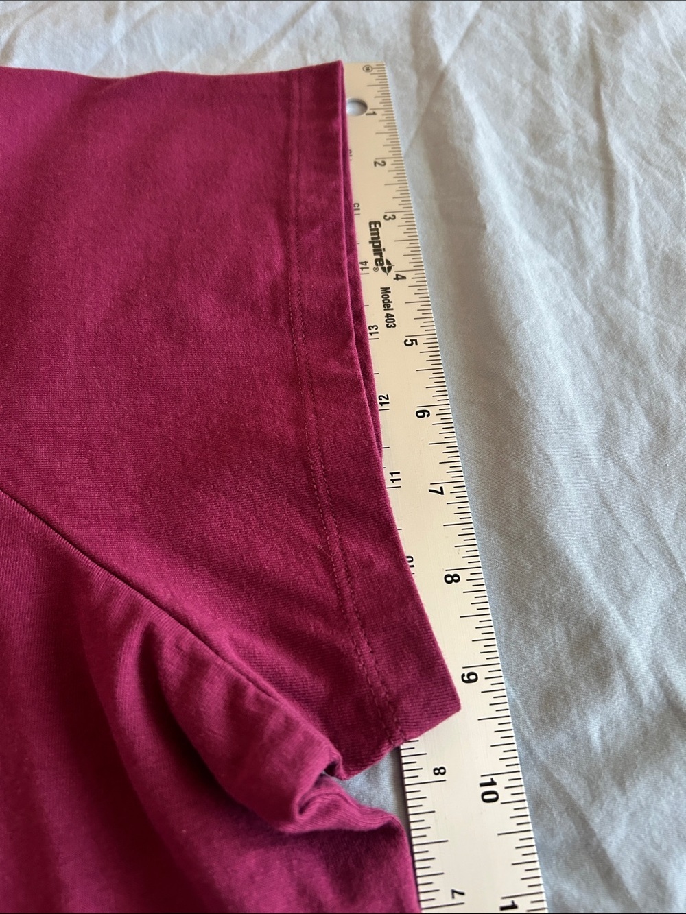 NWOT Woman Within Short Sleeve Crewneck Tee Raspberry 3X - Picture 9 of 9